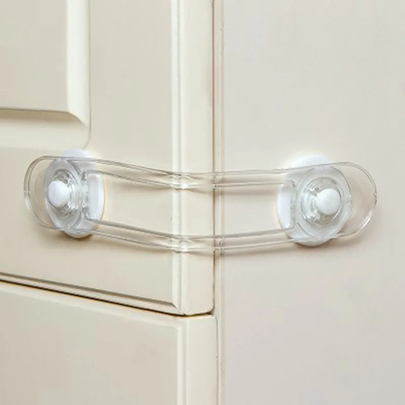 New Children's Multifunctional Safety Transparent Anti-Opening Soft Belt Safety Lock Baby Drawer Lock Refrigerator Lock