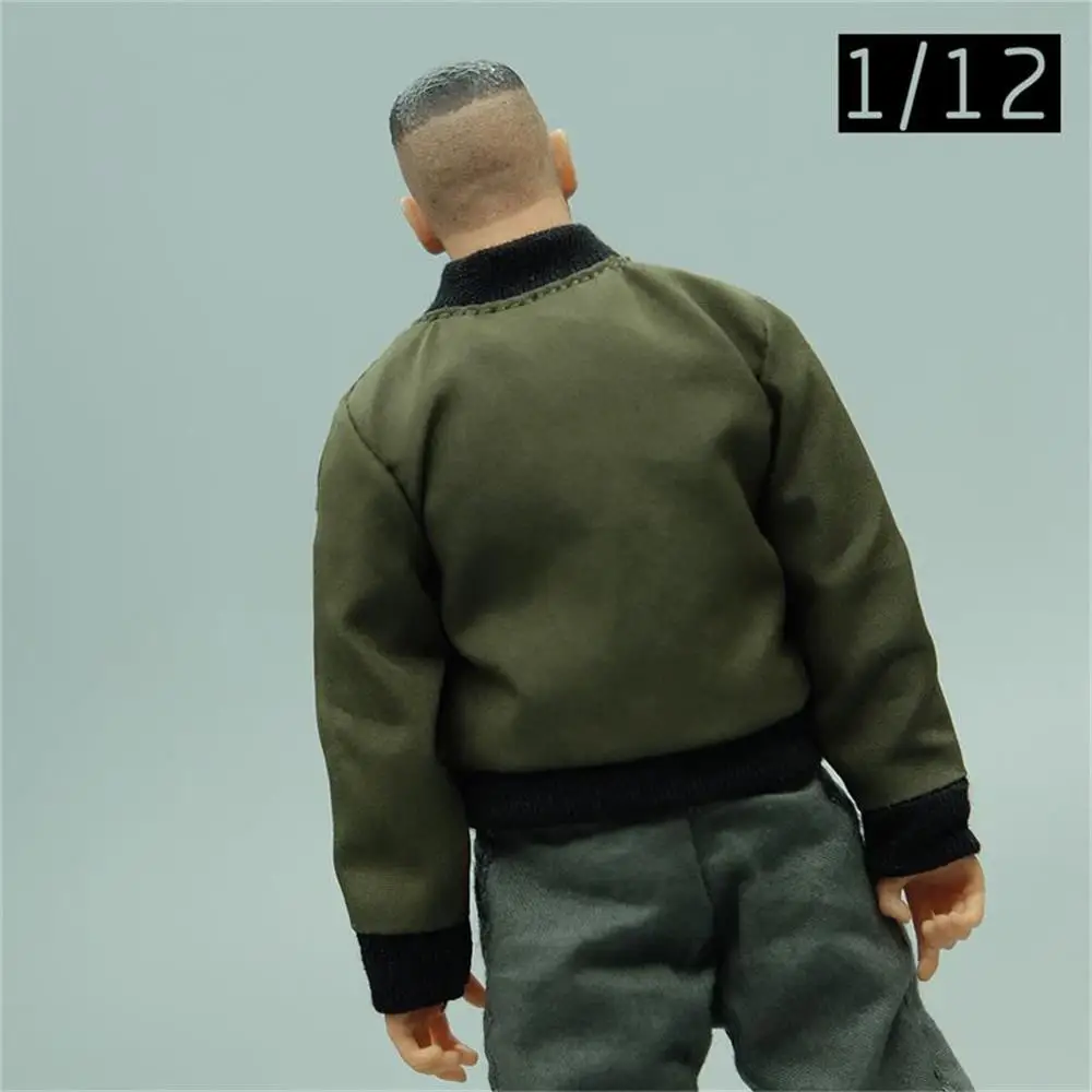 1/12Th 3Atoys Army Soldier Green Jacket Shirt Coat Model For 6Inch Sans Co Fz3A Body Action Accessori