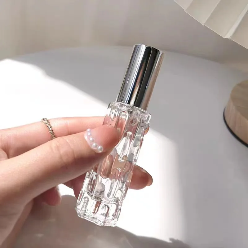 1pc 10ml Glass Perfume Spray Bottle Aluminum Spray Head Perfume Dispenser Bottle Press Travel Empty Cosmetic Container spray bottle,perfume bottle,perfume atomizer,mini perfume bottle,perfume refill bottle,mini perfume atomizer,refillable bottle,refillable empty bottle,refillable cosmetic bottle,refillable perfume bottle