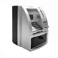 Smart ATM Piggy Bank for Money Mini Banknote Money Boxes Voice ATM Machine to Teach Children Money Management 1
