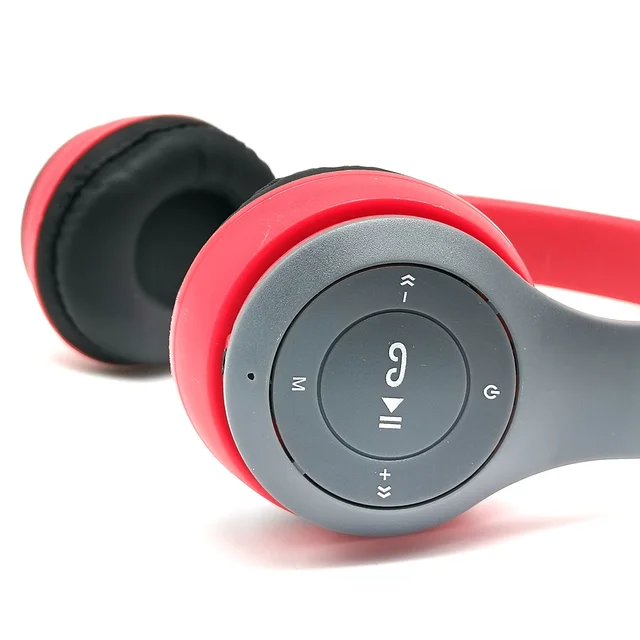 P47 Bluetooth 5.0 Wireless Headphone Foldable HIFI Stereo Bass Earphone Kid Helmet Gift With Mic USB Adaptor For iPhone Game 4
