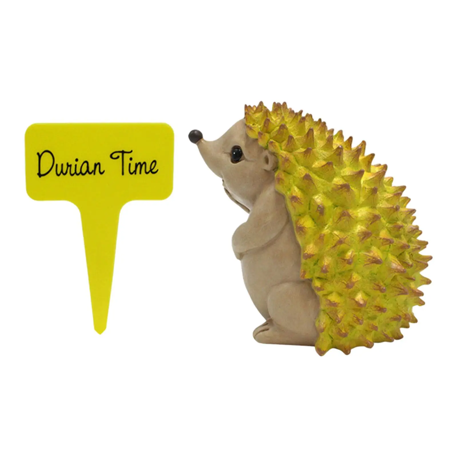 Durian Hedgehog Statue Resin Creative With Placca Figurine Di Animali Decorativi Da Collezione Per Cafe Party Desktop Camino Hotel