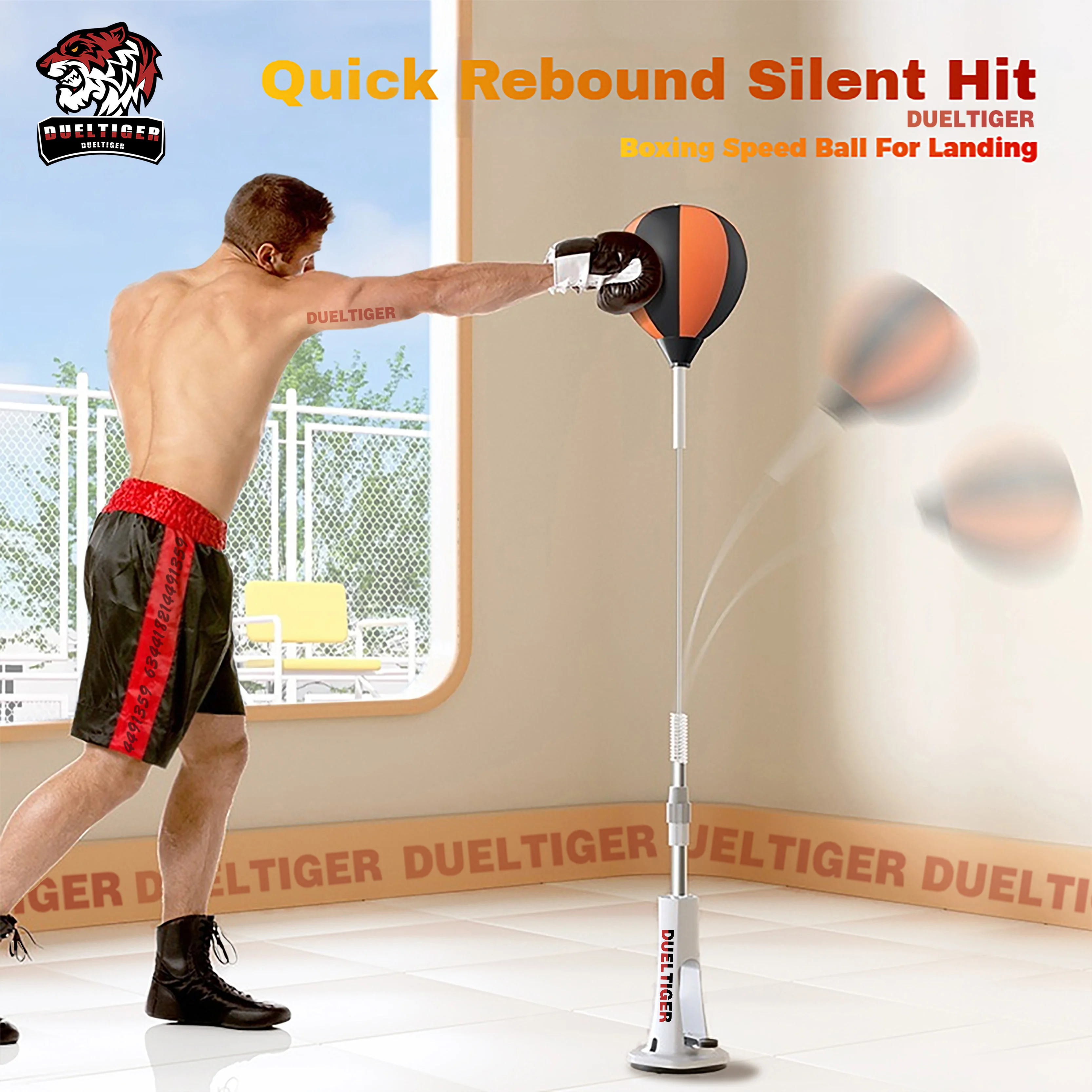 Reflex Bag Rebound Punching Bag Boxing Bags Quiet Speed Bag