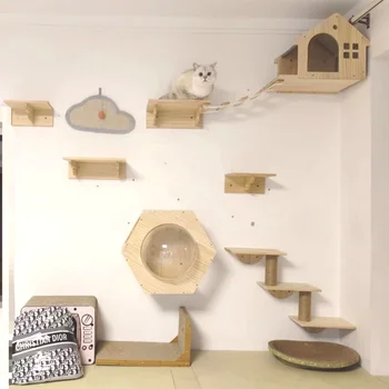 Wall Mounted Cat Tree 1