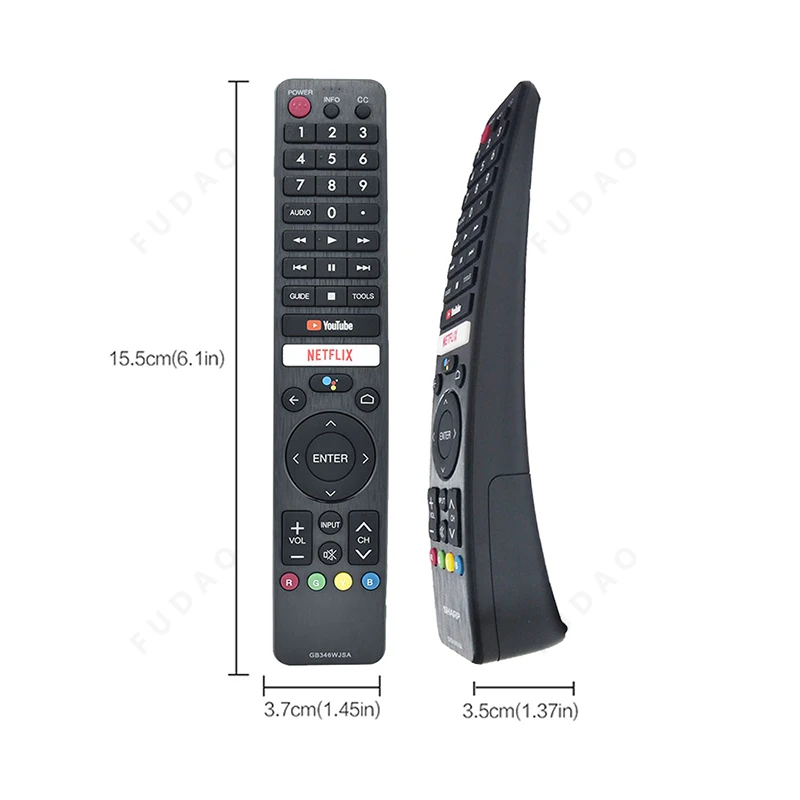Nuevo mando a distancia de TV GA840WJSA para Sharp Aquos TV
