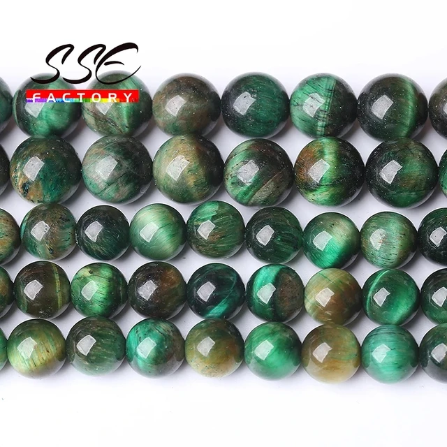 5A Quality Natural Stone Blue Tiger Eye Beads Round Loose Beads 6 8 10 12mm For Jewelry Making DIY Charm Bracelet 15