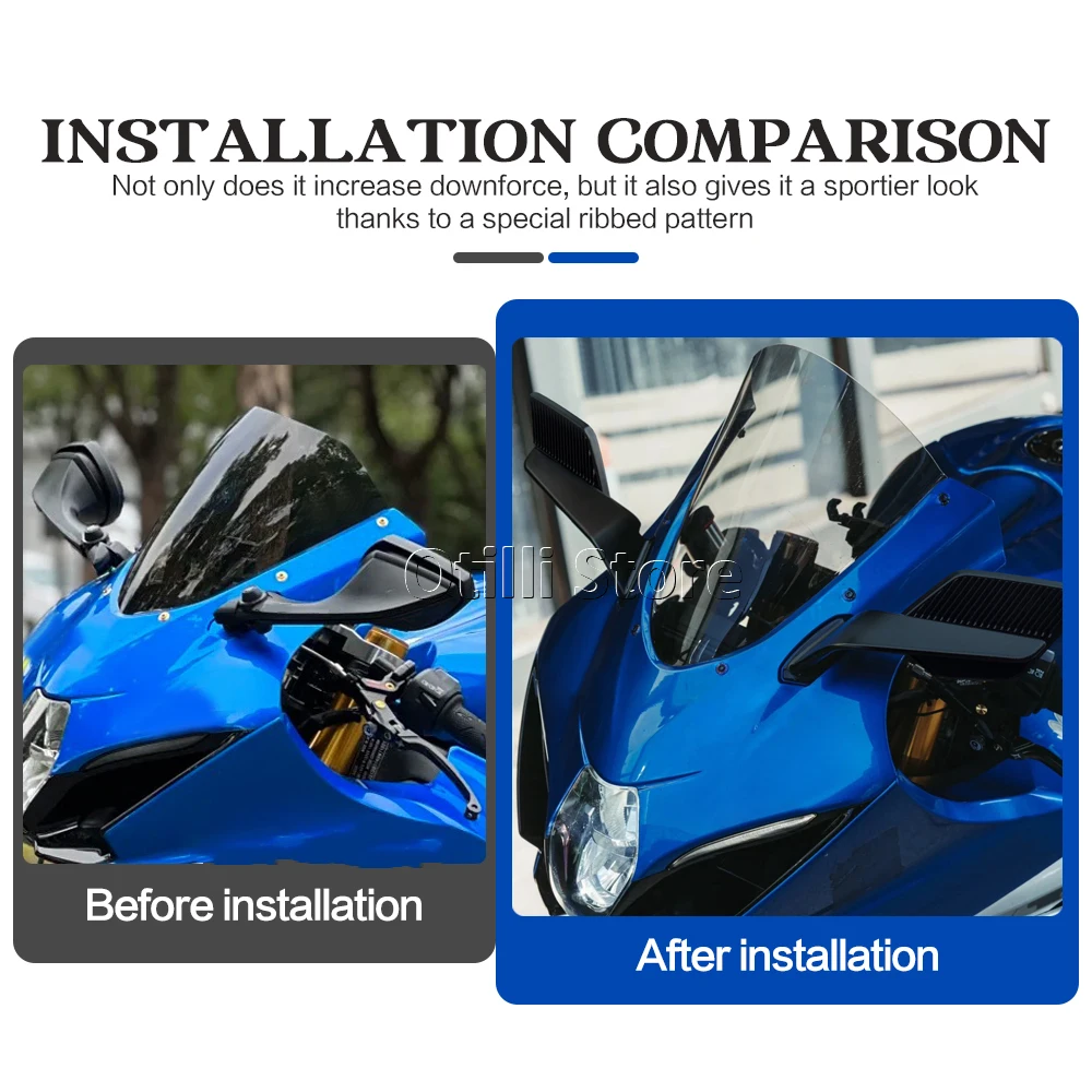 새로운 눈부심 방지 백미러 360 ° 스즈키 GSX-R 1000 GSX-R1000 R GSXR 1000 2019-2025용 조절식 백미러