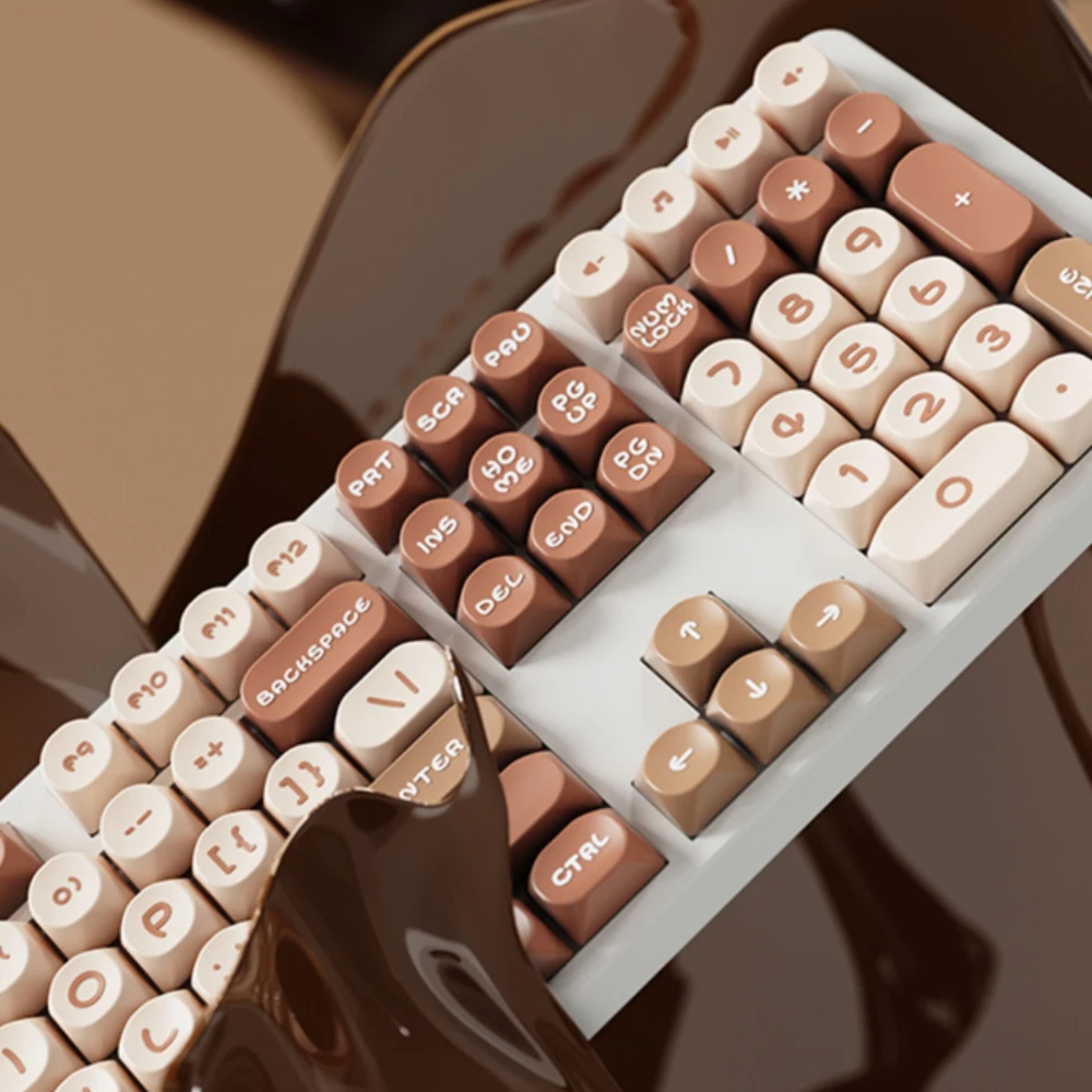 

130 клавиши контрастных цветов MOA PBT колпачки клавиш круглый и милый стиль милый весенне-летний стиль Diy механическая клавиатура Ретро колпачки клавиш
