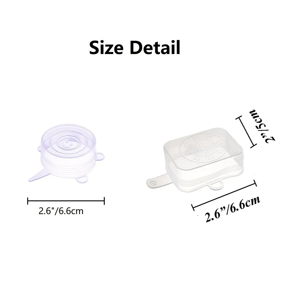 Food Cover Silicone Stretch Lids 13PC Reusable Durable for Cups Small Bowls Soda Can Oui Yogurt Jars