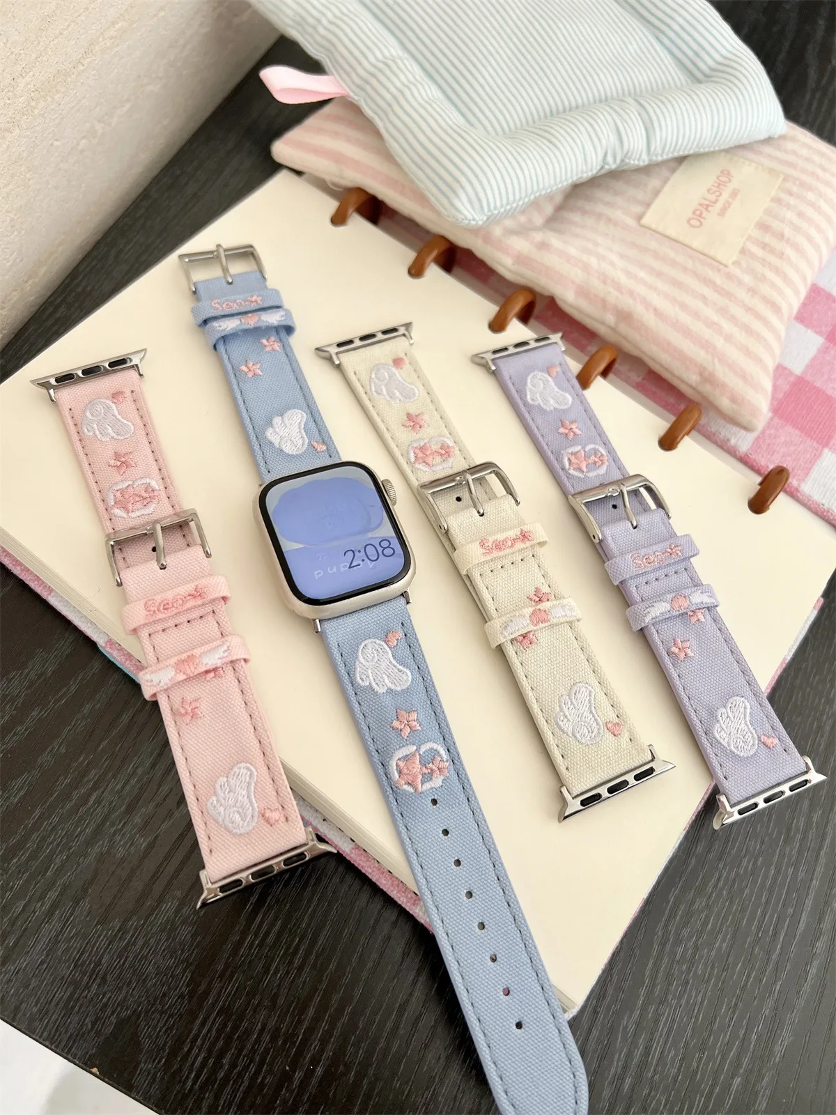 Uhrenarmband für Iwatch 42/44/45/46/49 mm 38/40/41 mm PU-Leder-Mode-Uhrenarmband für Uhrenserie Ultra2 Serie 10/9/8/7/6/5/4/3/2/1_voghion.com