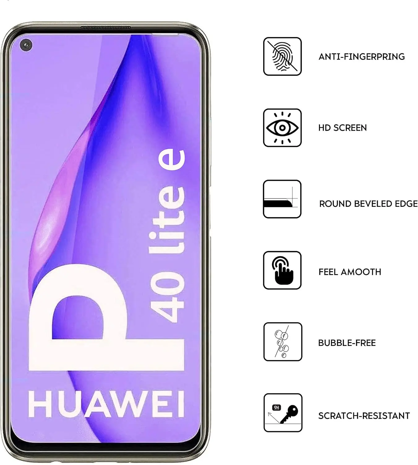 Premium Tempered Glass HD Screen Protector - 2/4 Pack