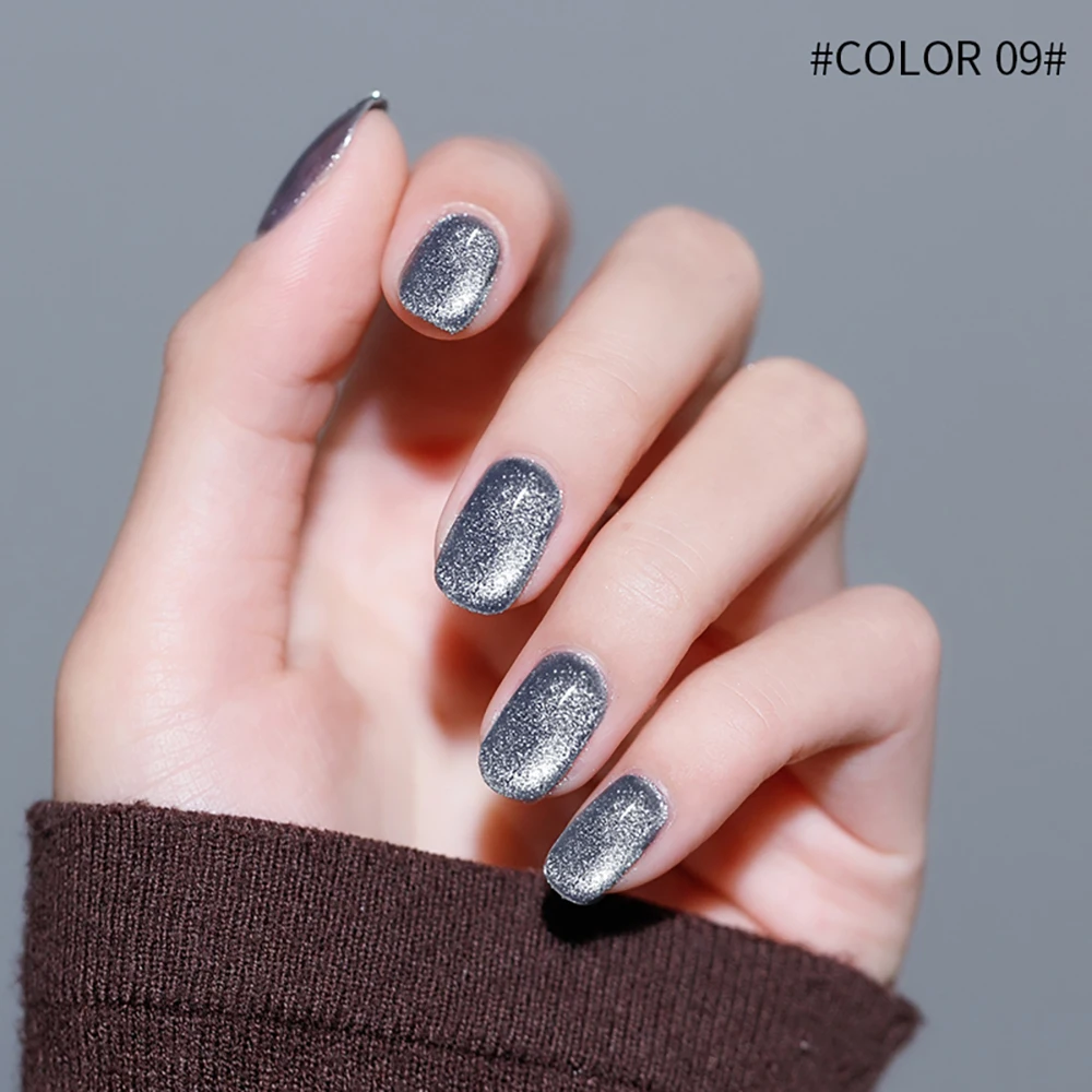 Vendeeni 9 Color/Set Crystal Cat Eye Gel Nail Polish Semi Permanent UV LED Gel Lacquer Magnetic Cat Eye Gel Varnish For Nail Art 5