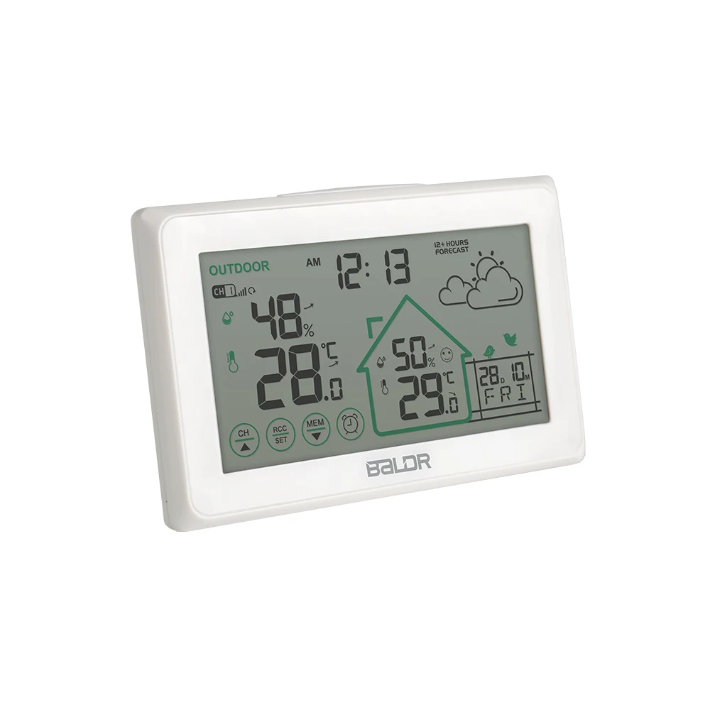 thumbnail: BALDR Draadloos Weerstation Met Buitensensor - Digitaal Weerstation Met Voorspelling