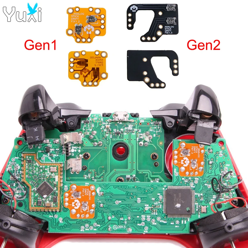 Yuxi 2Pcs Analog Stick Drift Fix Per Ps4 Ps5 Xbox One Series X S Controller Joystick Drift Module Correzione Pcb Board
