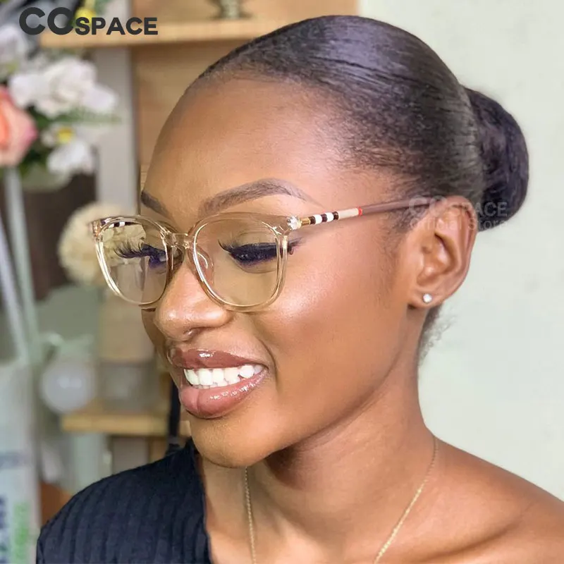 Women Computer Glasses eyeglasses frames eyeglass frames optical glasses Trending Styles Anti Blue Tr90 Cat Eye Luxury Frames Men Fashion