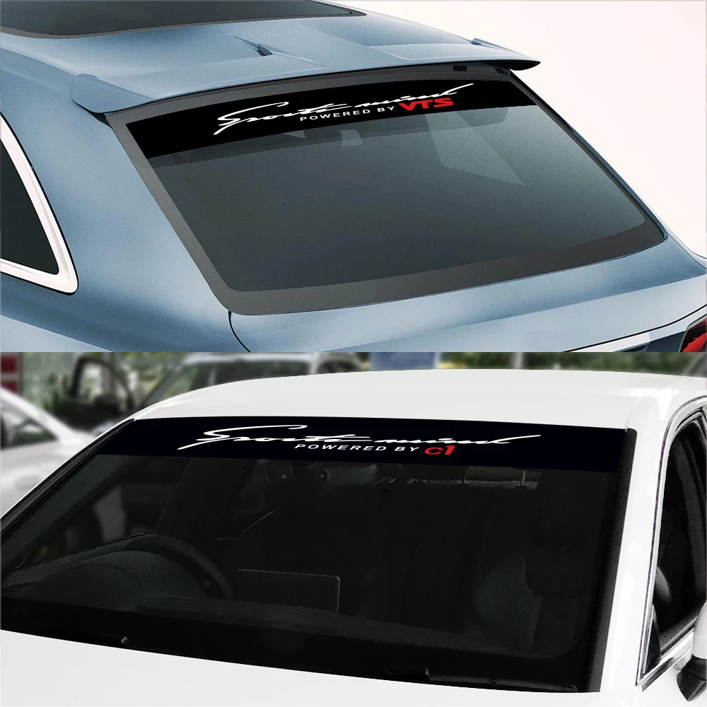 Film Pare-brise Pare-soleil, Autocollant Pour Pare-brise De Voiture - Décalcomanies De Pare-brise Automobile - Autocollant Multifonctionnel De Pare-brise De Voiture Auto-adhésif Résistant Rayures, Blo