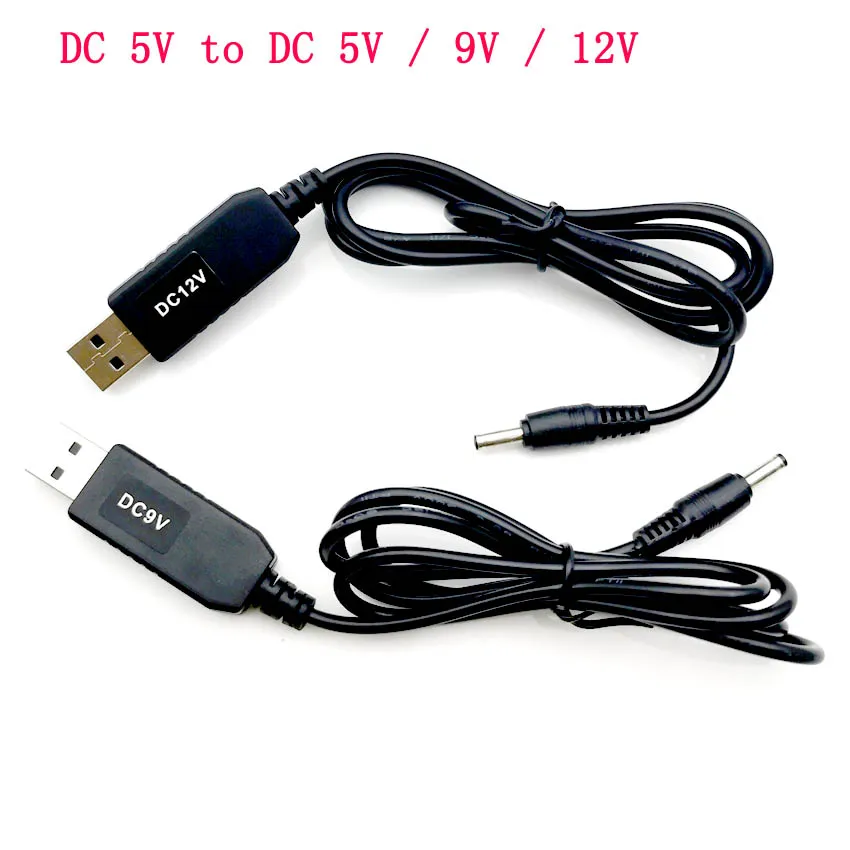 

USB power boost line DC 5V to DC 9V / 12V Step UP Module USB Converter Adapter Cable 2.1x5.5mm Plug