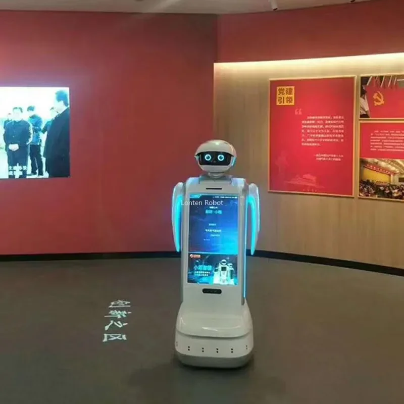 New Welcome Explanation, Reception and Leading, Service Robot, Exhibition Hall, AI Shopping Guide Q&A