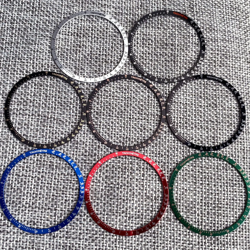Aluminum Watch Bezel Insert for Men's Chronograph - SPEED MASTER Style