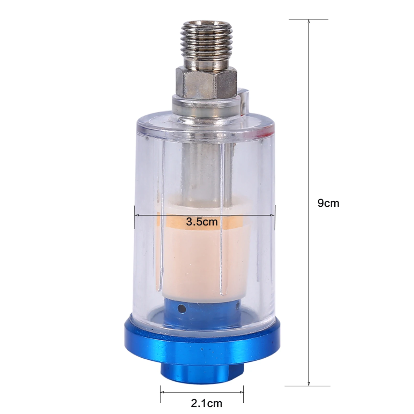 Air Pressure Regulator Air Regulator Auto Parts Spray Pneumatic Gun Air Regulator Gauge Inline oil Water Trap Filter Separator