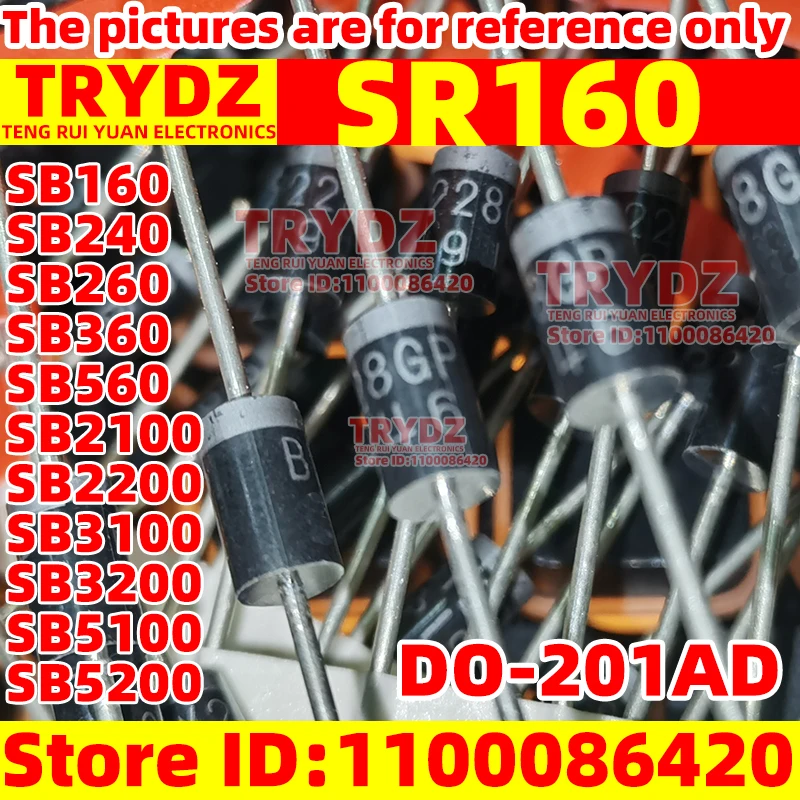 SR160 SR240 SR260 SR360 SB160 SB240 SB260 SB360 SB560 SB2100 SB2200 SB3100 SB3200 SB5100 SB5200 50-20pcs