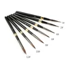 1Pc Wolf Hair Paint Brush With Detachable Metal Rod Artistic Watercolor Painting Brushes Oil Painting Drawing Brush 7Sizes 1