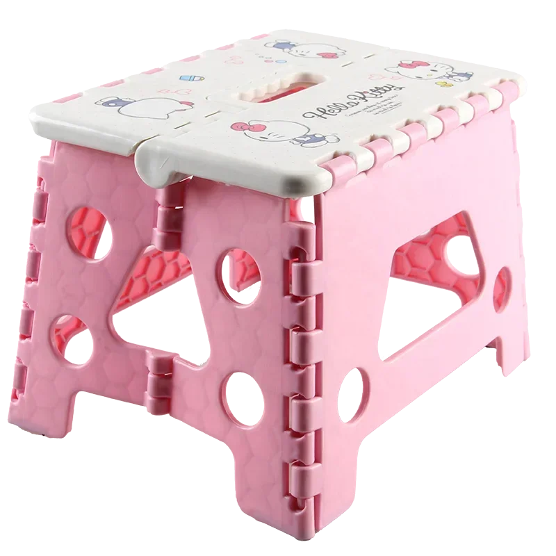 for Royalunion One Flip Sturdy Pink Stool Chair For Kids Adults, Cheap Low Price Good Quality Folding Step Stool