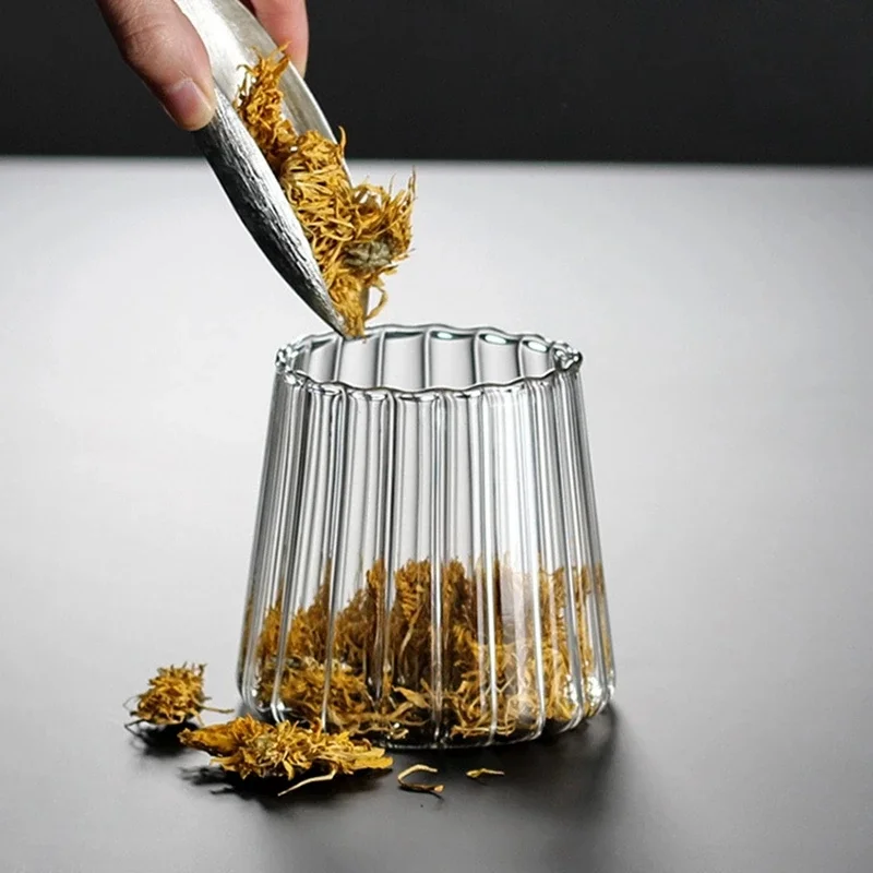 Airtight Glass Kitchen Storage Jar with Wood Lid - Perfect for Grains, Tea, Coffee, and Candy