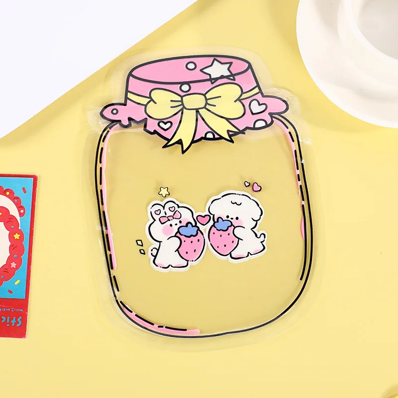 20Pcs/60Pcs Cartoon Printed Snack Cookie Storage Bag Self Sealing Design Easy to Use Small Item Storage Creative Candy PE Bag