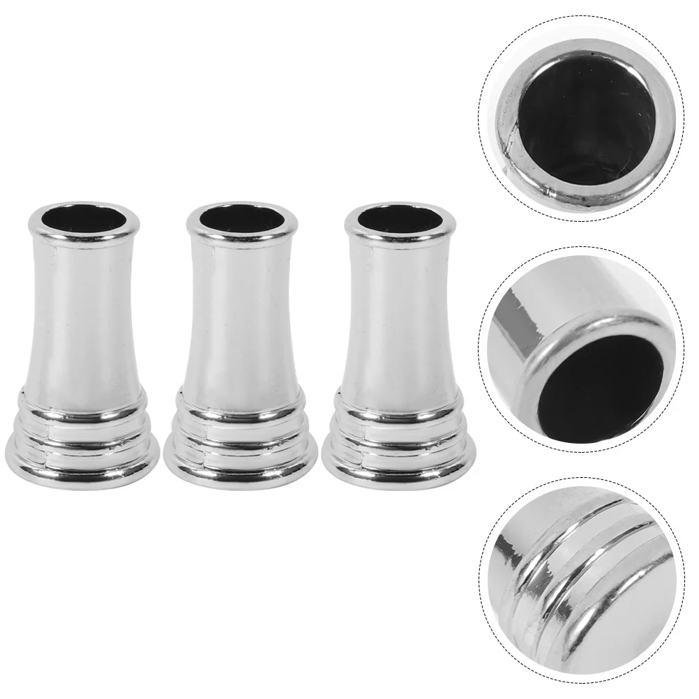 

3 Pcs Round Metal Pen Holder Single Tabletop Accessories for Office Stand Home Desk