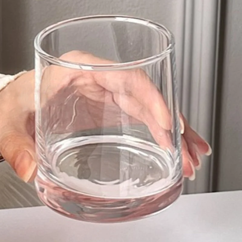 250ml Whiskey Glass Cup Juice Milk Cocktail Foreign Wine Drinking Glasses Drinkware Household Party Transparent Wedding Gifts