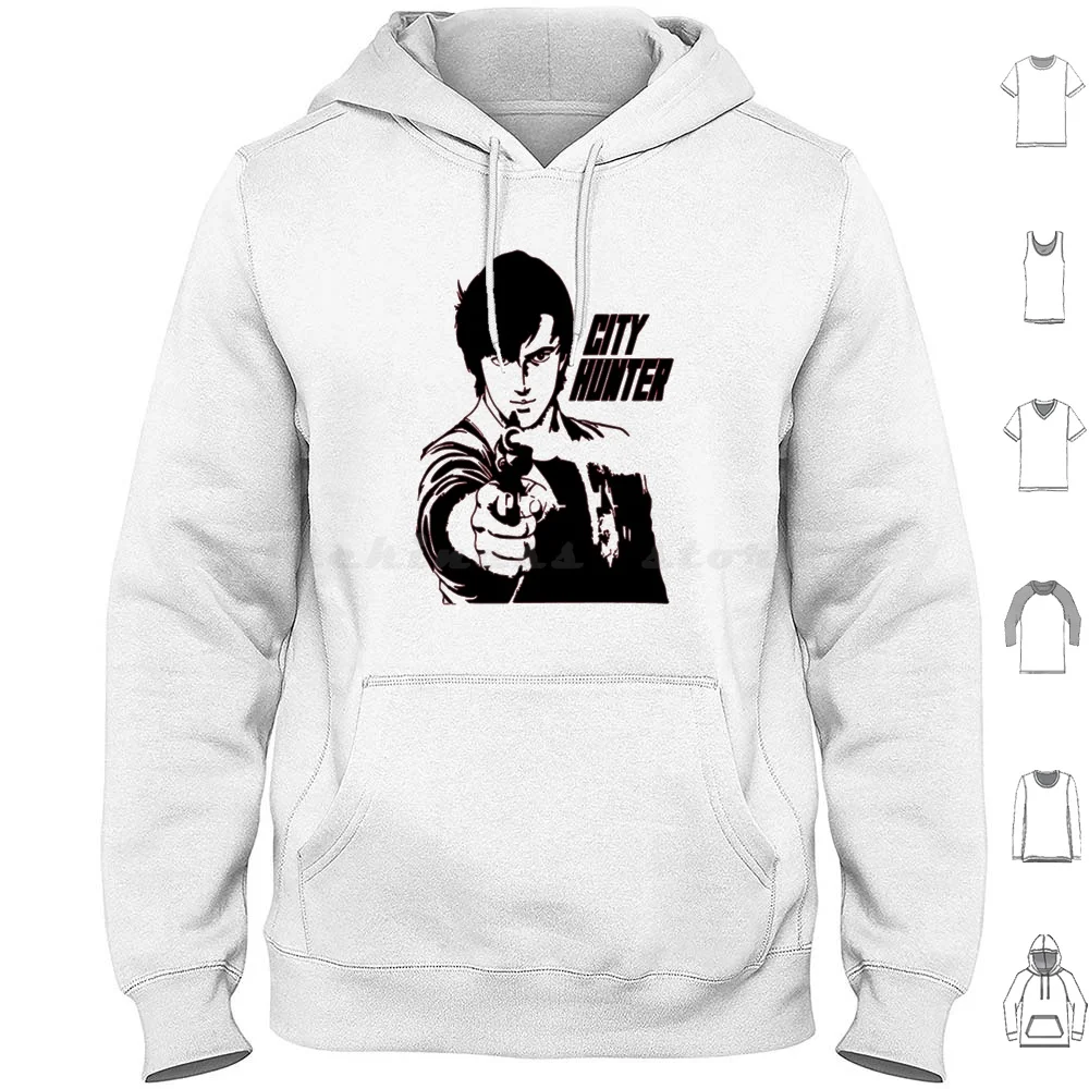 City Hunter-City Hunter Ryo Saeba Felpe Con Cappuccio Manica Lunga Ryo Saeba City Hunter Manga Ryo Saeba City Hunter Nick Larson