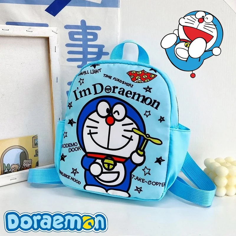 Doraemon mochilas escolares con estampado de dibujos animados para