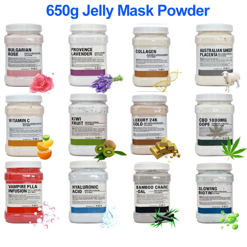 650g Jelly Mask Powder Facial Hydrojelly Vampire Hyaluronic Acid Peel