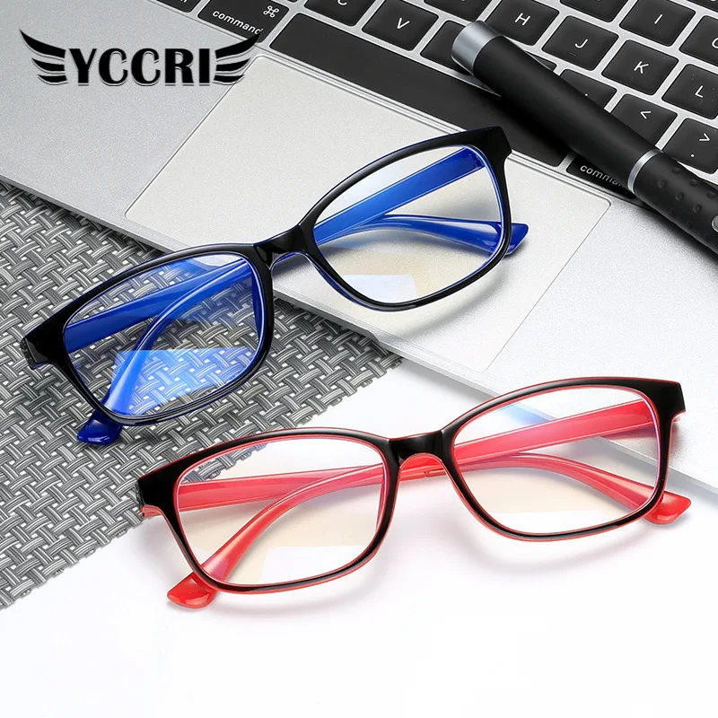 

Anti Blue Light Glasses Full Frame Myopia Glasses 0 To - 4.0 Degree Reading Glasses Eye Protection Men Glasses