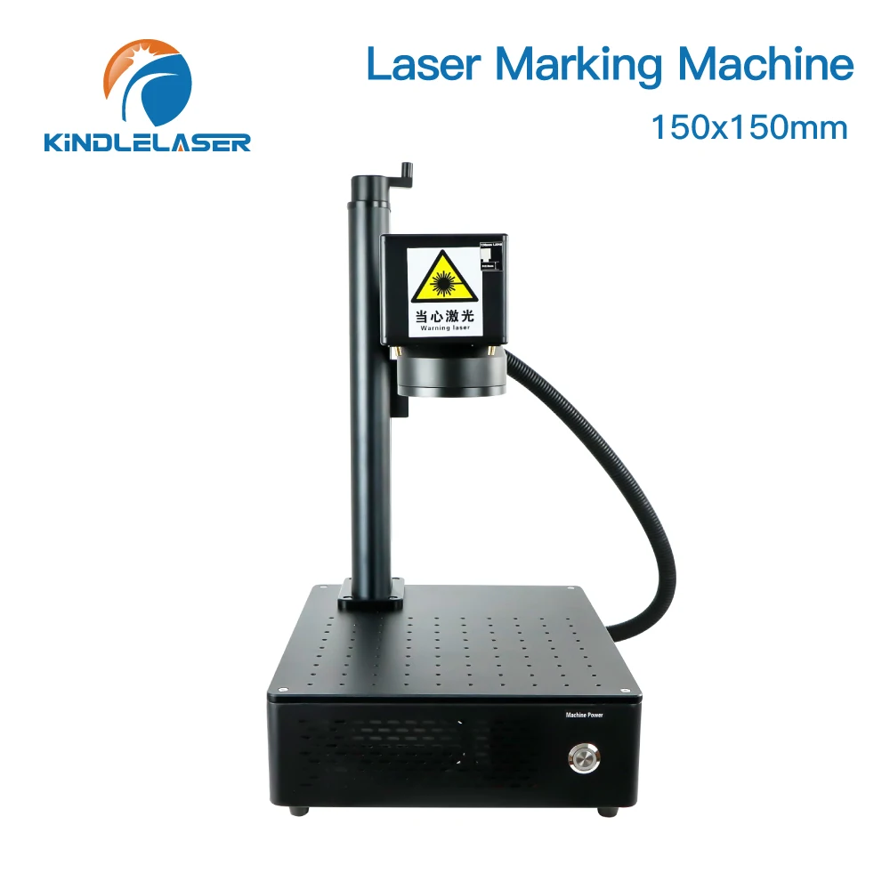 Kindlelaser S5 Industrial Fiber Laser Marking Machine 20/30/50W Portable Engraver for Metal Jewelry Leather High Precision