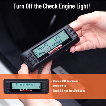 OBD2/EOBD Calibro di scansione automatica/Strumento diagnostico per auto asiatico Turbogauge Computer di viaggio 4 in 1 TG4