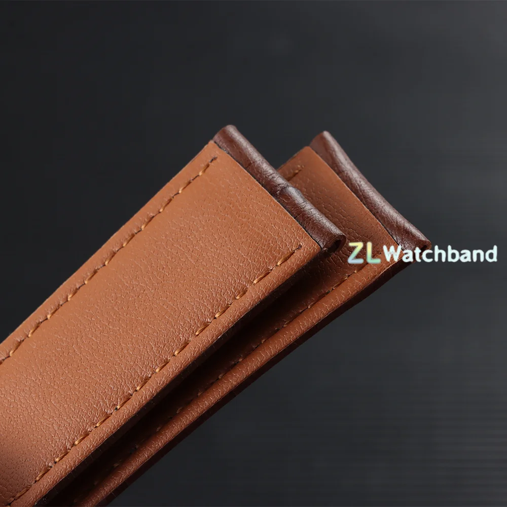 Premium Leather Watch Strap - Universal Fit 18mm to 22mm Wristband