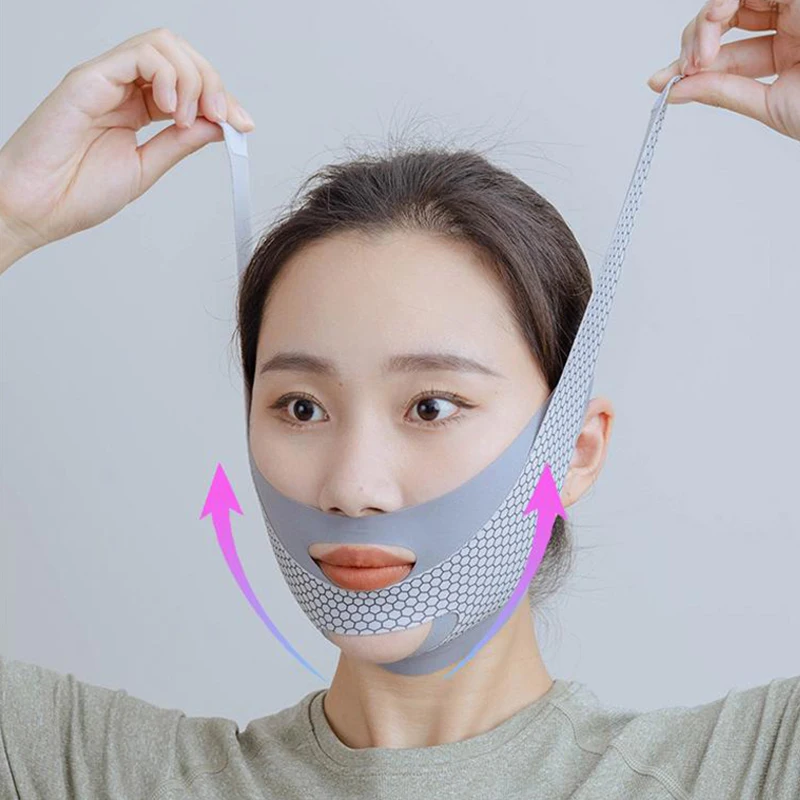 

1pc FaceLift With Sleep Face V Shaper Facial Slimming Bandage Relaxation Shape Lift Reduce Double Chin Face Thining Band Massage