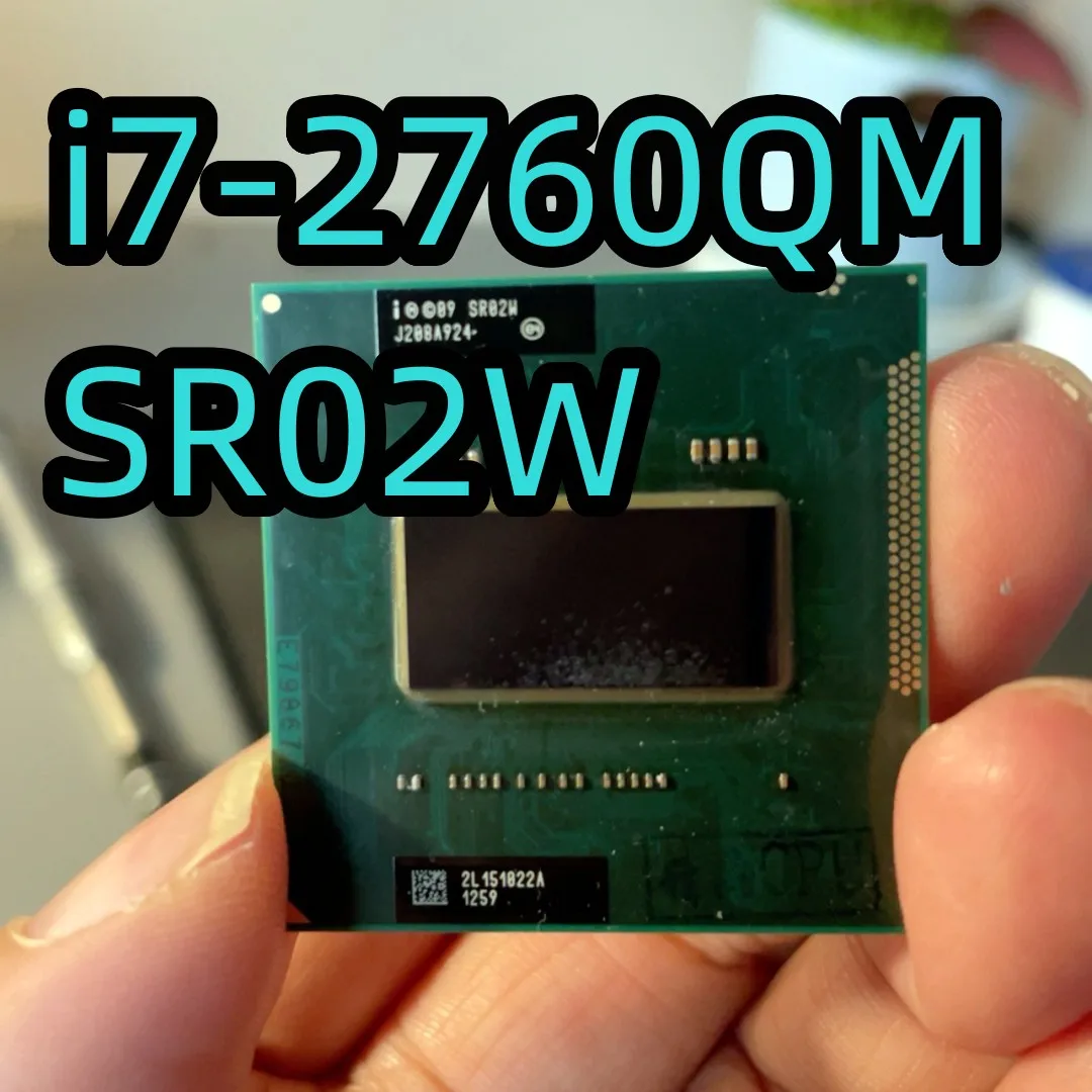 Процессор Intel Core i7-2760QM I7 2760QM SR02W четырехъядерный SOCKET G2 / rPGA988B для ноутбука 2,6 ГГц 45 Вт 6 Мб