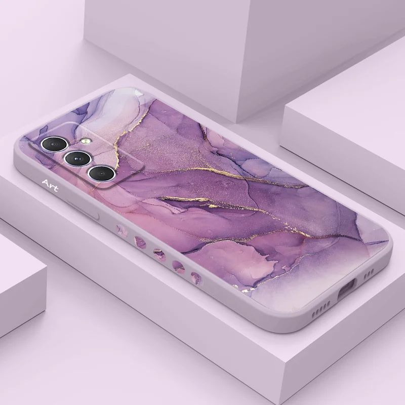 Elegant Gold Marble Phone Case - Stylish Protective Cover with Premium Finish
