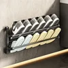 Bathroom Non Perforated Slipper Rack Wall Mounted Simple Entrance Shoe Bathroom Wall Mounted Door Mounted Shoe Storage Rack 3