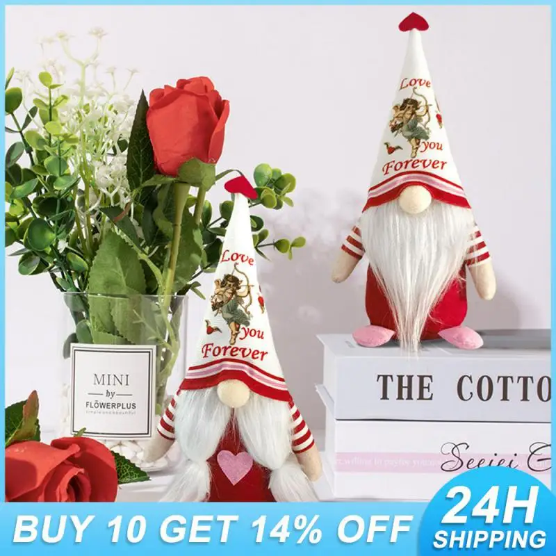 

Gift Heart-shaped Cartoon Christmas Decoration Supplies Valentines Gift For Girlfriend Trend Faceless Doll Ornaments Doll