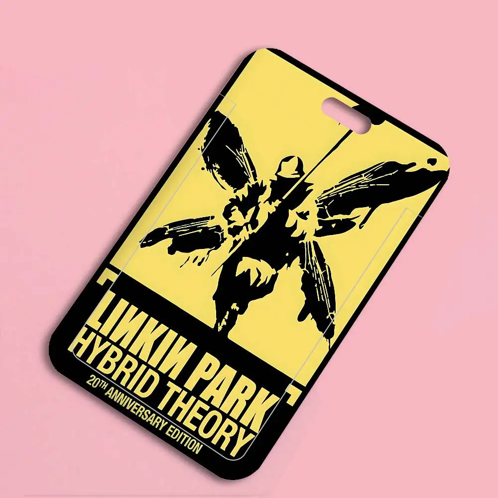 밴드 L-Linkin Cool P-Park 열쇠고리, 신용카드 커버, 패스 참 스트랩, ID 배지 홀더, 키 액세서리, 선물용