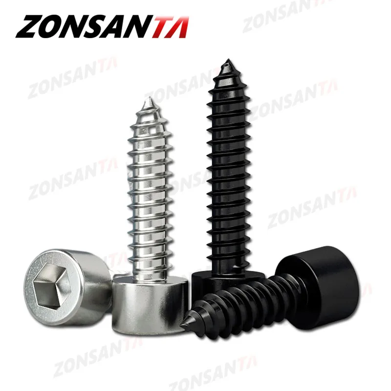 Hexagon Socket Cap Head Self Tapping Screw M2 M2.6 M3 M3.5 M4 M5 M6 8.8 Grade for Speaker