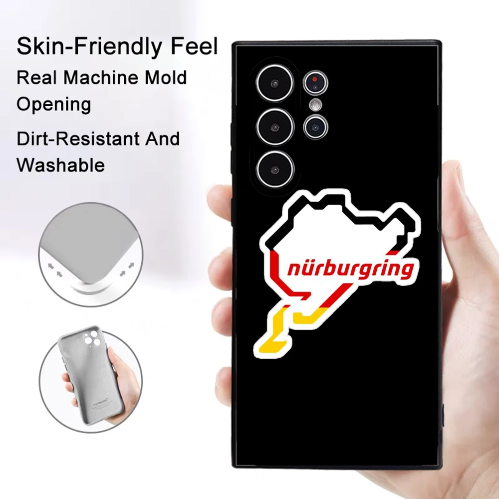 Sport Car R-Racing Nürburgring Handyhülle Samsung Galaxy S25 S24 S22 S23 Ultra S21 S20 Plus Frosted Non-Slip Full Soft Cover – Detail 7