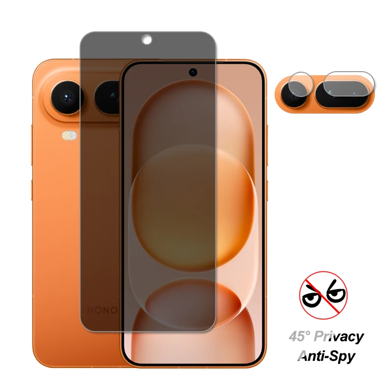 Premium Privacy Tempered Glass Screen and Camera Protector
