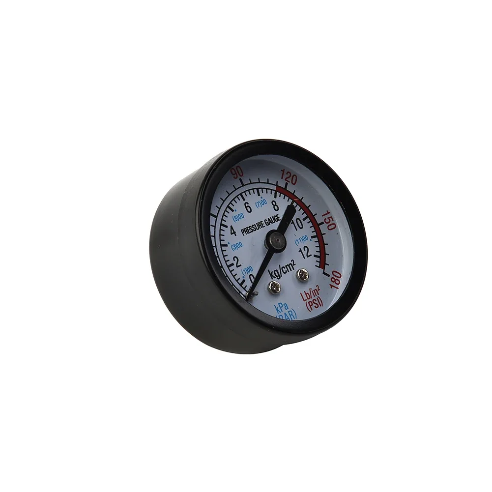 더블 체중계 공기 압축기 압력 게이지, 0-180 PSI, 0-20 바 압력계, 압축기 물 압력계 프레스 게이지
