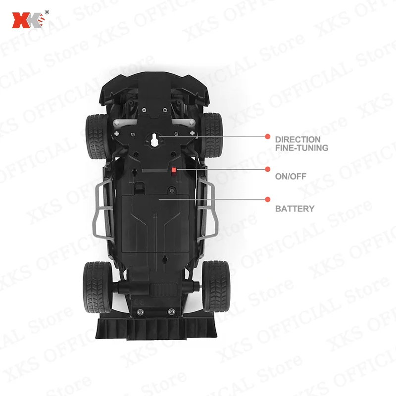 1/24 Mini RC Car 2.4G Remote Control 4CH 10Km/H High Speed Amg Model Vehicle Metal Body RC Drift Electric Toy Car Gift for Boy 4
