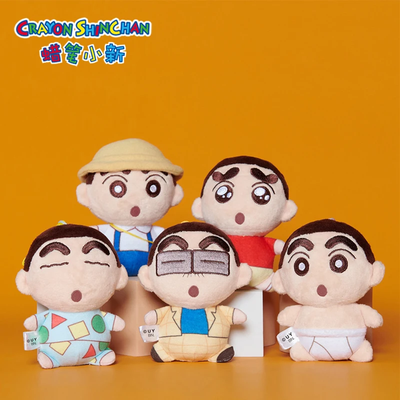 

Genuine Kawaii Crayon Shin-Chan Plush Pendant Blind Box Crayon Shin-Chan Anime Cartoon Figure Model Toy Doll Decoration Gift